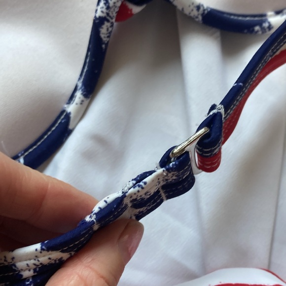 Xhilaration American flag bikini xs padded push-up under wire - Picture 9 of 15